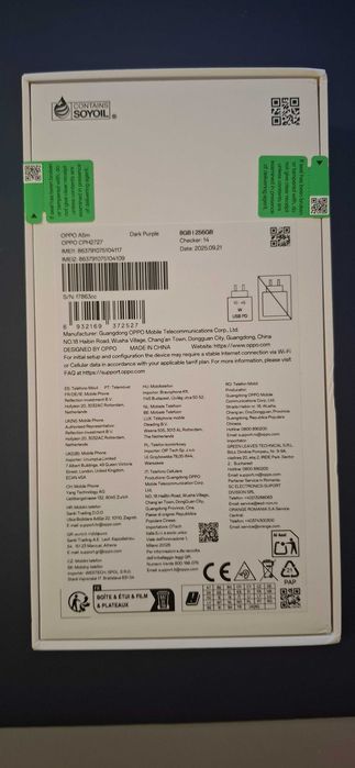 OPPO A5m – Novo, Selado, 8GB/256GB – Garantia, Cor Branco