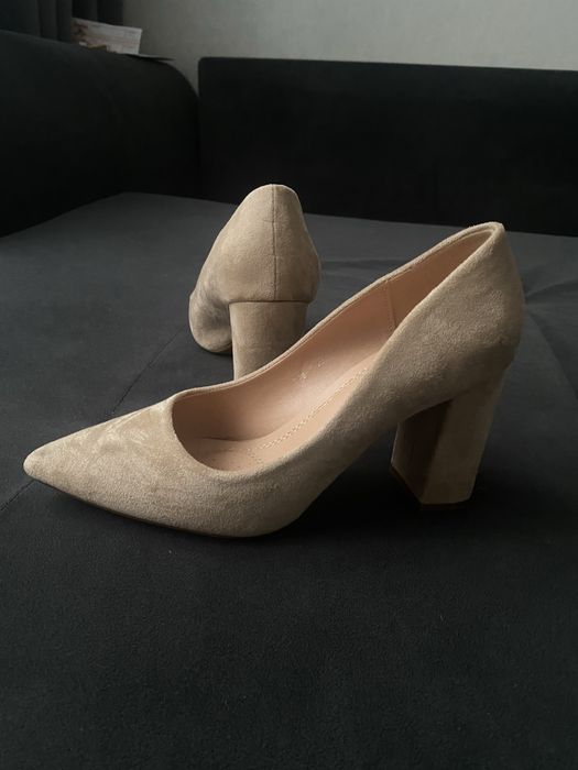 Замшеві туфлі лодочки