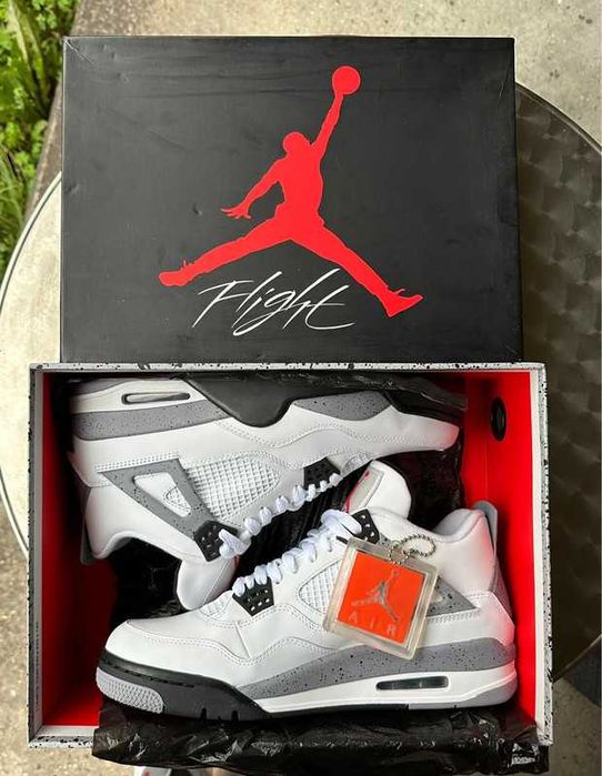 Jordan 4 Retro White Cement R.43