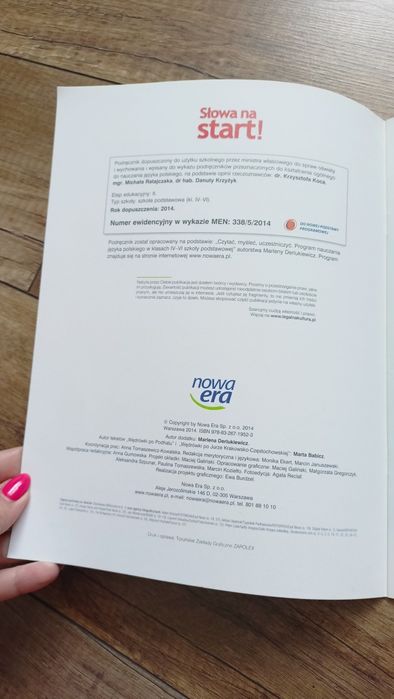 Dodatek wakacyjny do podręcznika języka polskiego Słowa na start 6