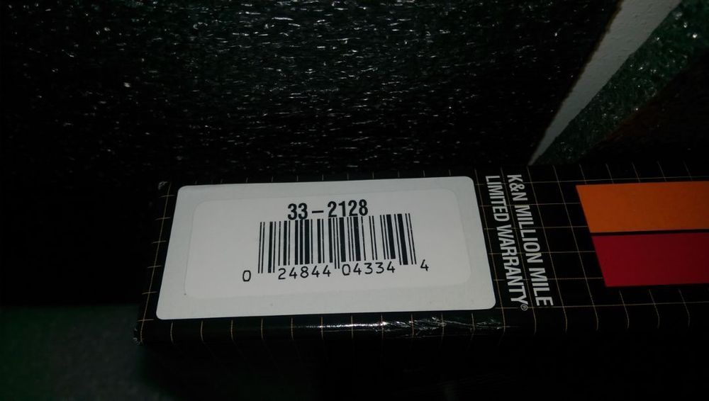 Filtro de ar K&N 33-2128 Audi, Seat, Skoda e VW 1.9 Tdi