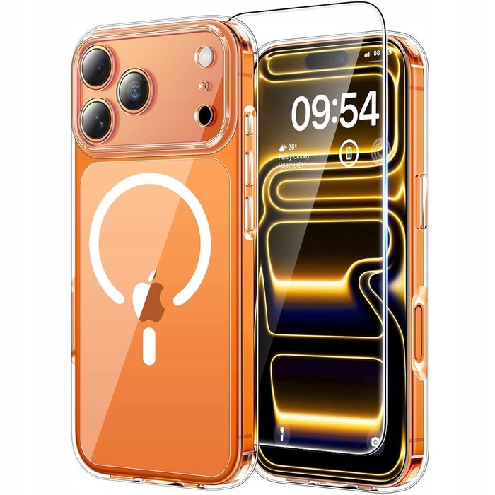 outlet etui tauri do iphone 17 pro max 6.9" z magsafe i szkłem ochronnym