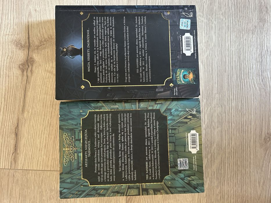 Strażnicy Szkatułka i ważka; Harfa i Winorośl Kruków Ted Sanders