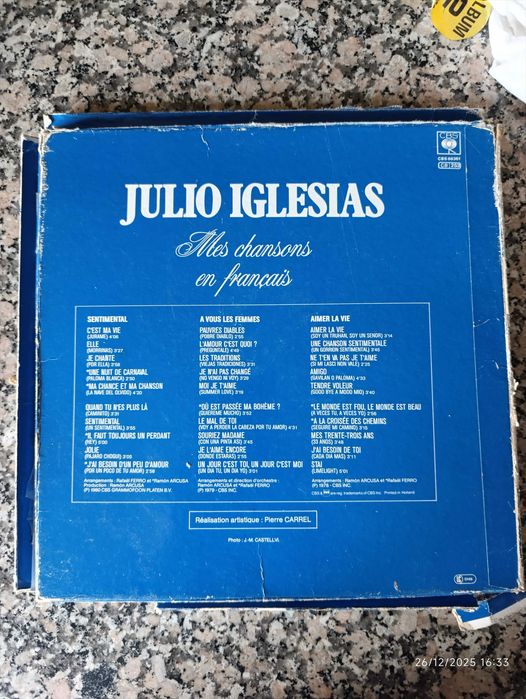 Disco Triplo do Julio Iglesias