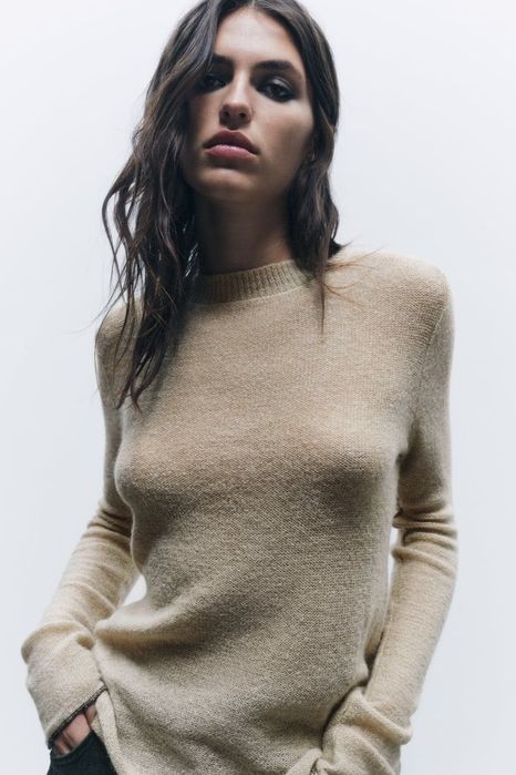 Новий тоненький светр з вовною альпаки