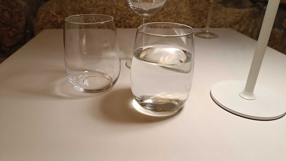 Copos de água em vidro transparente modelo Ikea STORSINT