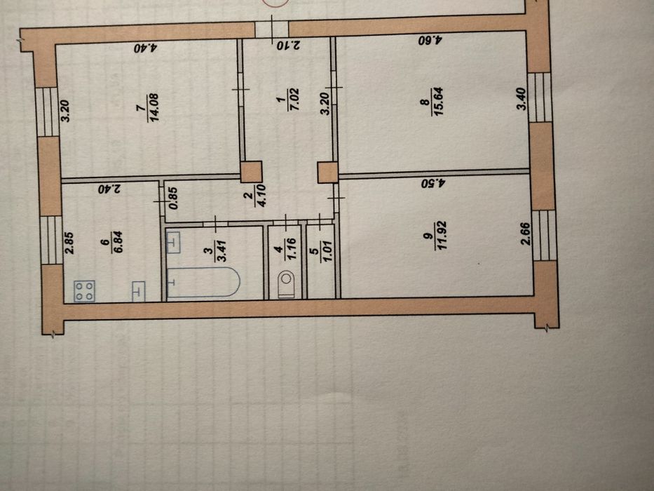 Продам 3 -х квартиру в центрі міста  під бізнес.