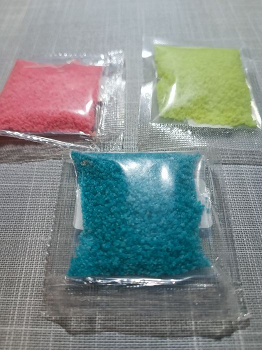 Флюорисцентный песок для декора