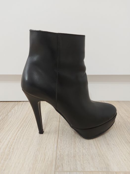 Botki skórzane Nessi 36 ocieplane