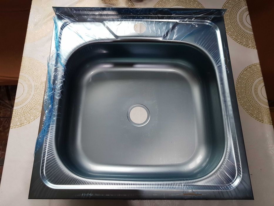 Мойка накладная Asil 50х40,50х50см,50х60,60х50,60х60,50х80 или 60х80см