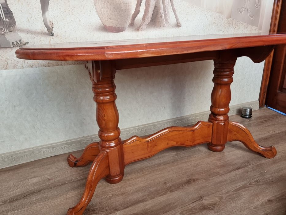 Стіл журнальний кавовий дерево