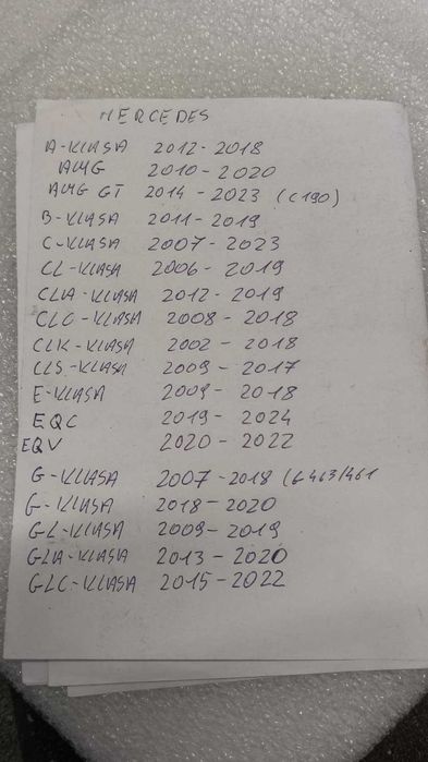 Czujniki ciśnienia TPMS MERCEDES 433MHZ ORYGINAŁ( T26)