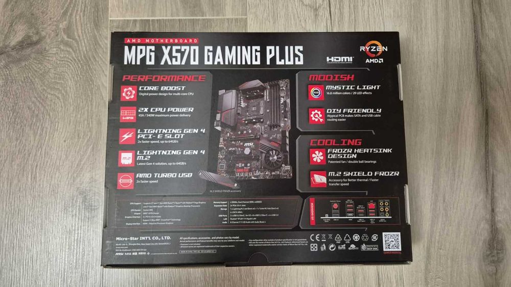 MPG x570 Gaming PLUS Płyta główna AM4