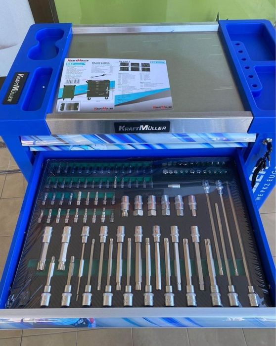 Caixa de ferramentas azul