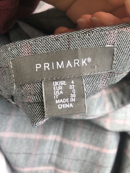 Юбка трапеция в клетку primark