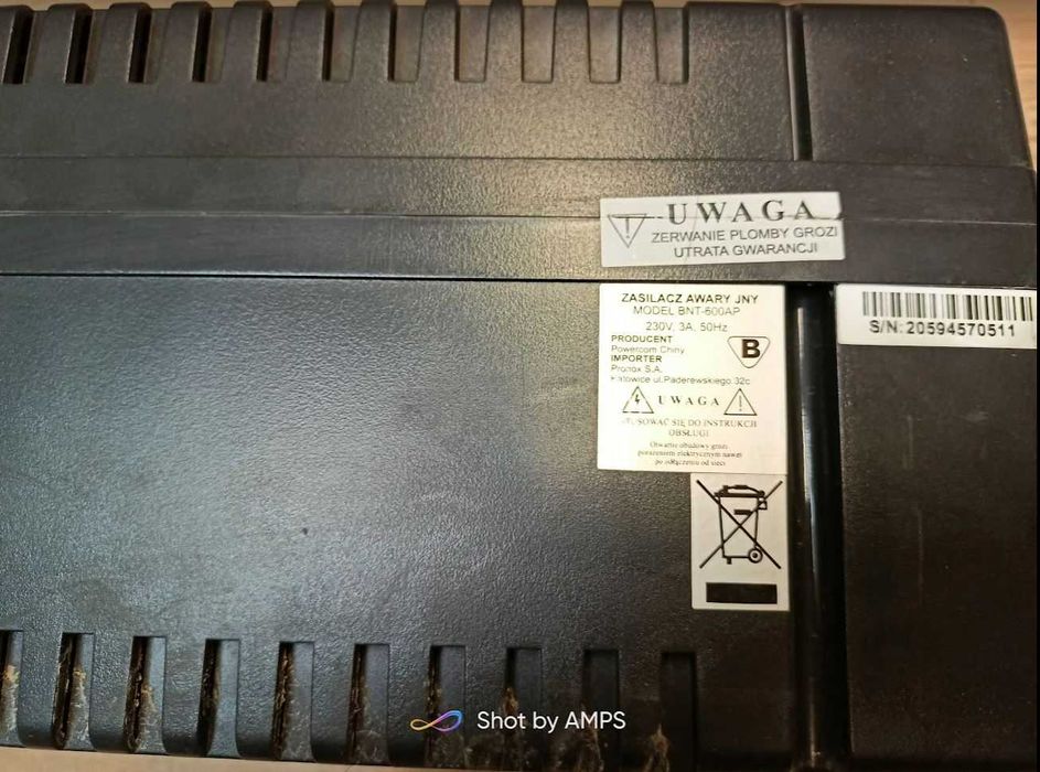 UPS PowerCom używany 650VA