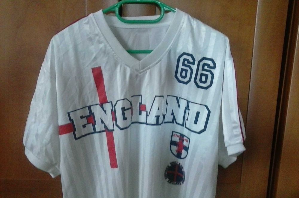 Koszulka ENGLAND 66 biała r . L/XL piłkarska