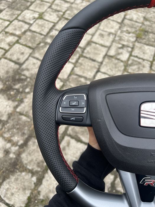 Kierownica Seat FR II polift Lift nowa skóra kompletna