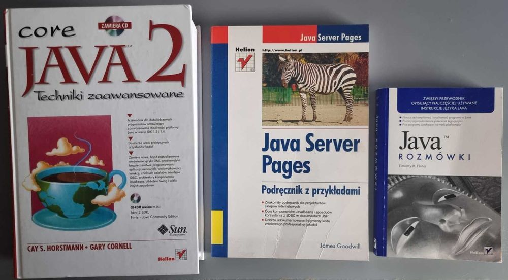 Książki nt. programowania w Java i JSP