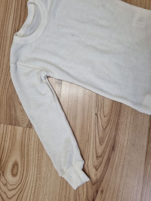 Odzież termiczna koszulka bluzka Janus 92cm 18-24m wełna