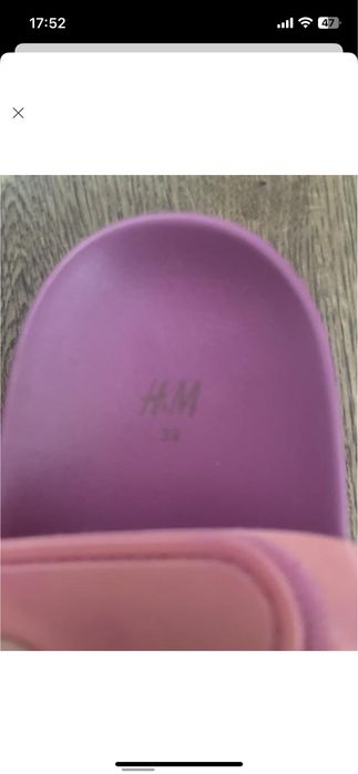 H&M Актуальные силиконовые босоножки в персиково-розовом цвете!