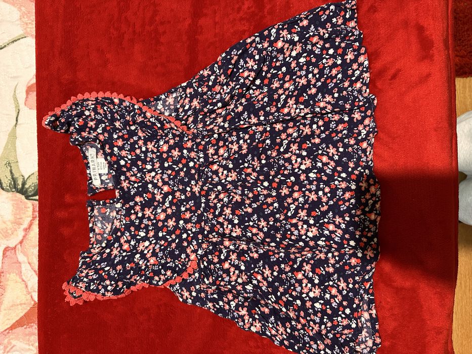 Blusa florida,6-7anos