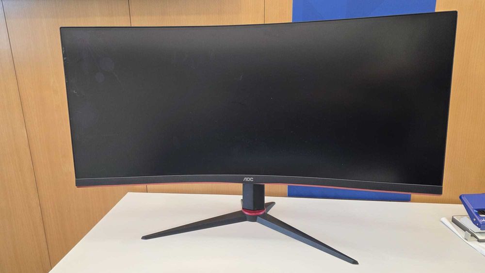 Monitor Curvo AOC CU34G2XP/BK (34''-QHD-Led VA) - PARA PEÇAS