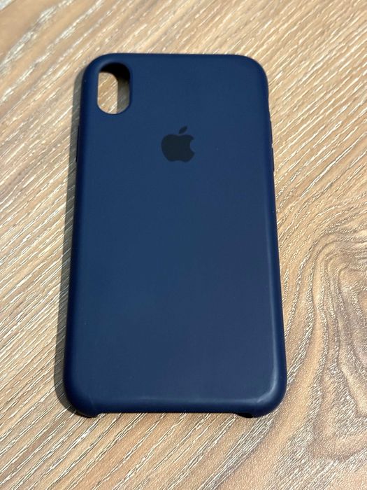 Capa de Silicone Apple para iPhone XR - Azul Escuro