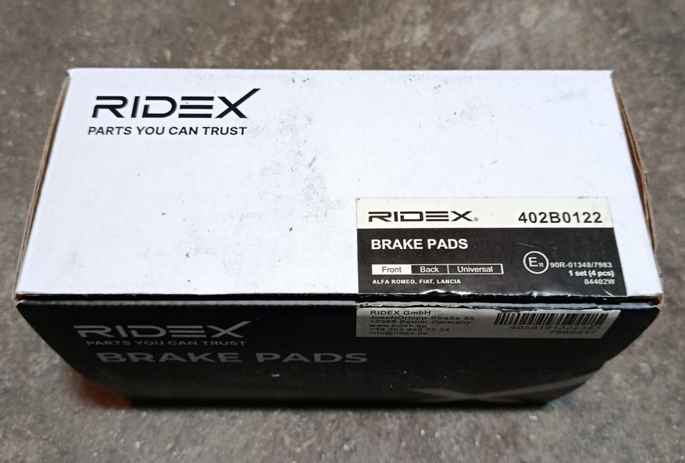 Pastilhas Travão frente Fiat brava