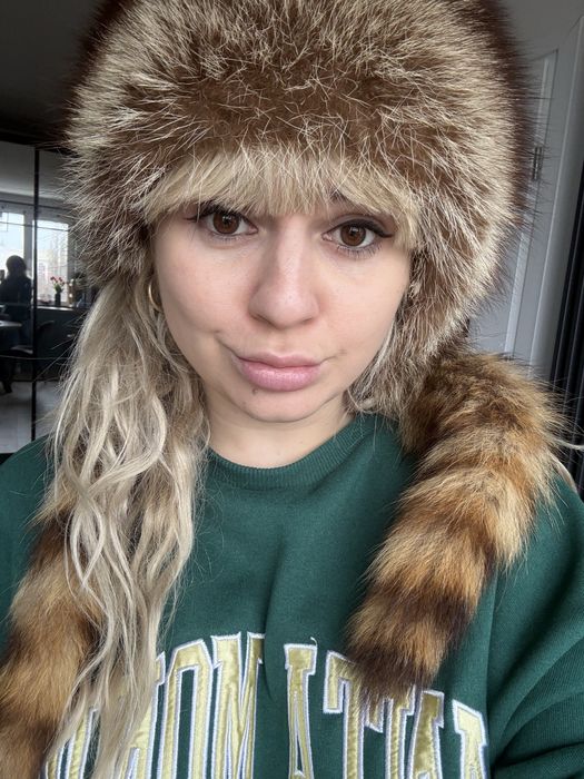 Czapka z szopa futro uszatka