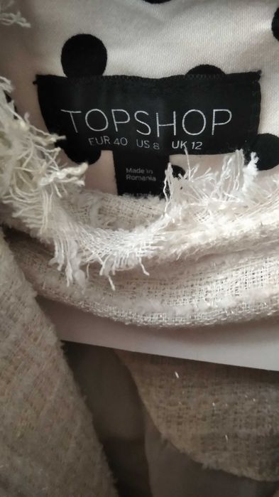 Śliczny płaszczyk TOP SHOP 40