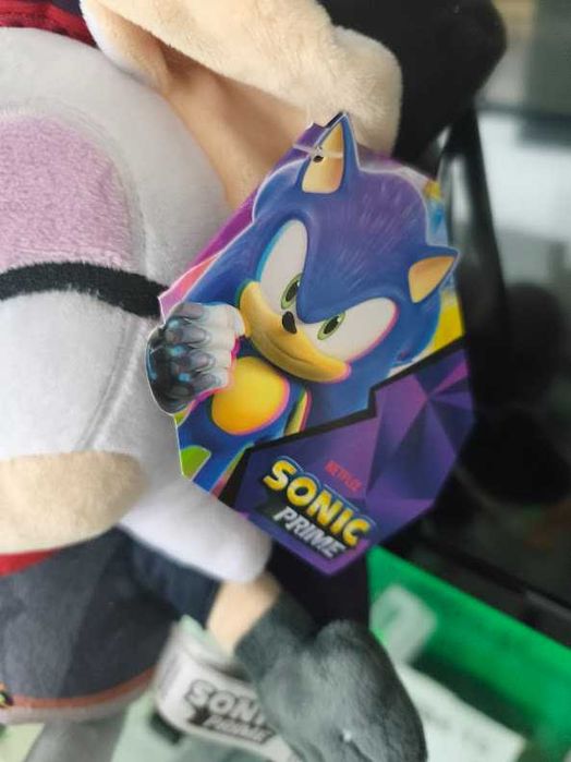 Peluche Sonic Prime NYC Rebel Rouge 32cm