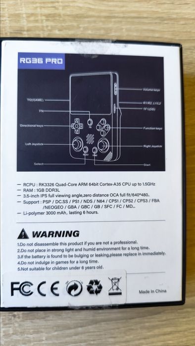 RG36Pro retro konsola wifi