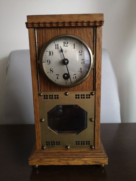 Zegar kominkowy, miniaturka Junghans Art Deco