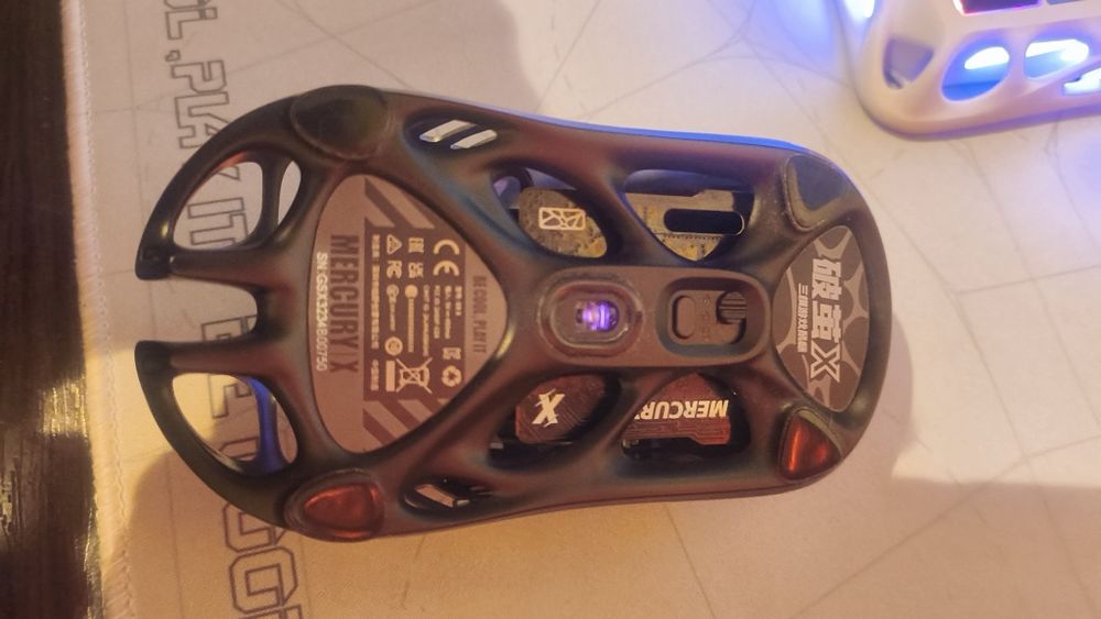 Мишка GravaStar Mercury X Wireless/Bluetooth/USB Grey