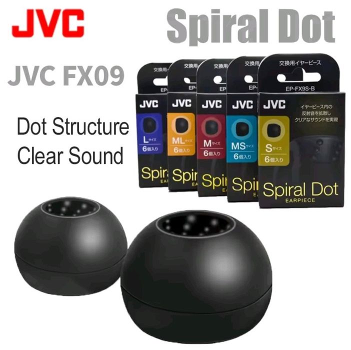 Амбушури силіконові насадки JVC FX09 для навушників