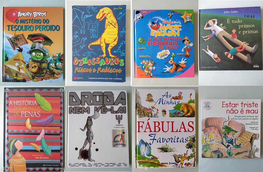 Vários Livros Infantis/Juvenis entre 2.00€ e 4,00€ cada