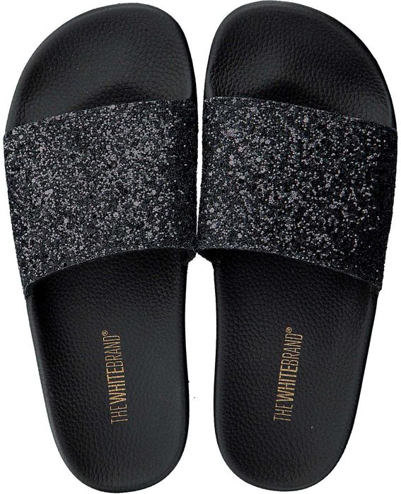 Sandálias Glitter Black - The White Brand (NOVAS)