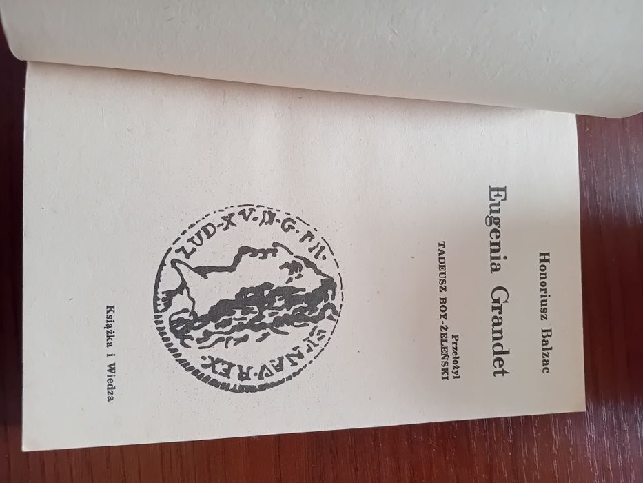 Honoriusz Balzac Eugenia Grandet Seria koliber