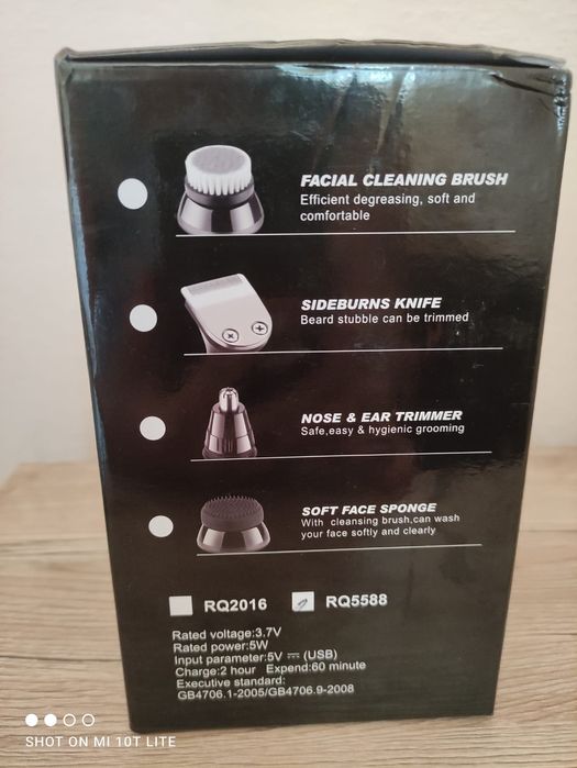 Електробритва для чоловіків 7d Independently 7 різців з плаваючою голо