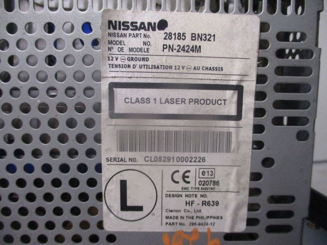 Rádio / auto-rádio NISSAN Almera II Sedan (N16)