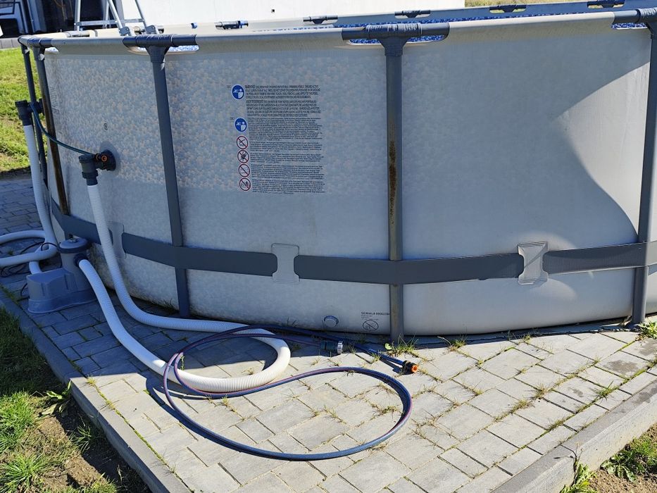 Basen stelażowy średnica 4.88m głebokość 1.22m Bestway Steel Pro MAX