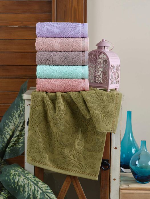 Рушники банні Luisa. Щільність 500гр/м.кв. Туреччина. 100% бавовна.