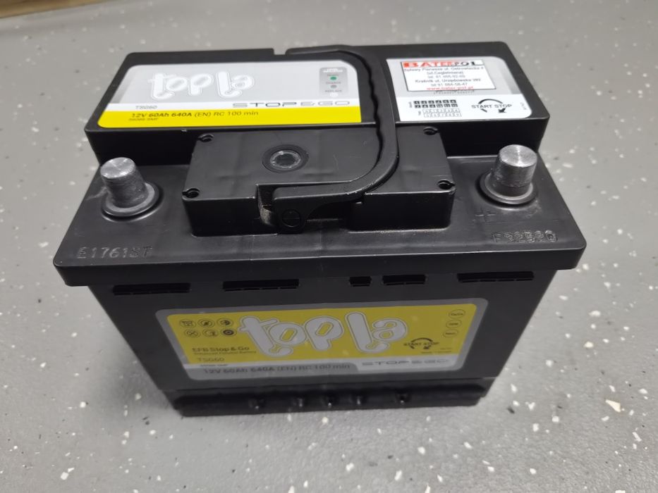 Akumulator Topla 60Ah EFB Red Horse 74Ah