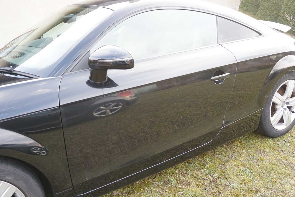 Audi TT 8J Coupe Cabrio Kabrio drzwi Lewe kompletne lusterko czarne