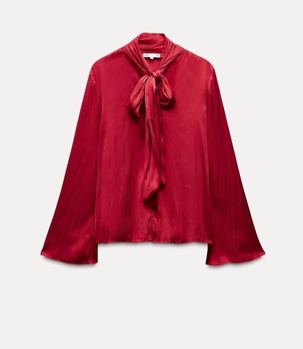 Bluzka ZARA z wiązaniem