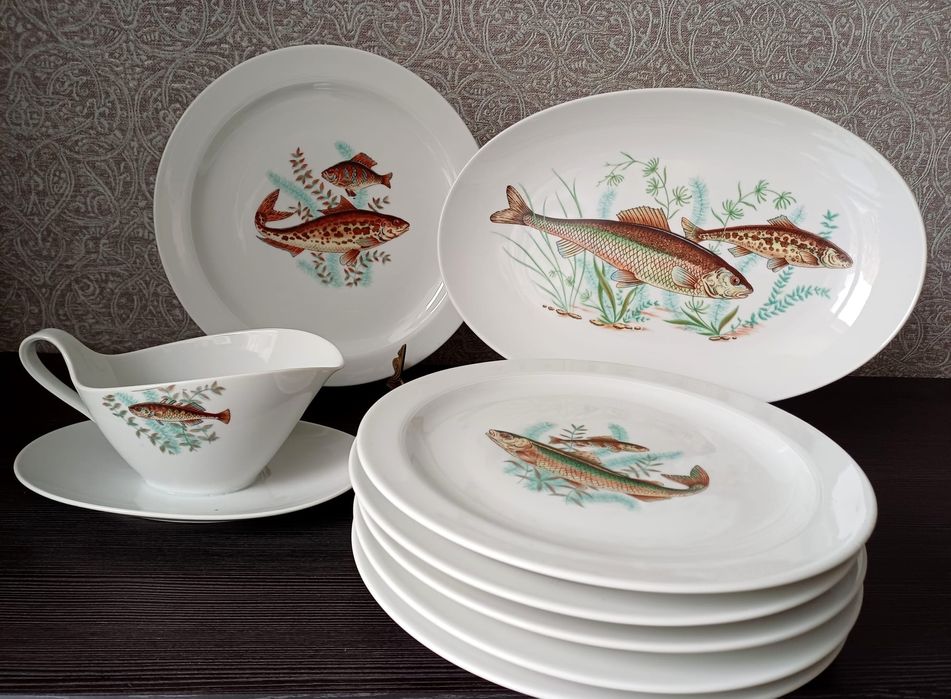 Сервіз Johann Seltmann Vohenstrauß столовий. Вінтаж. 1950 рр