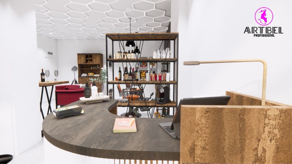 Mobiliario barbearia