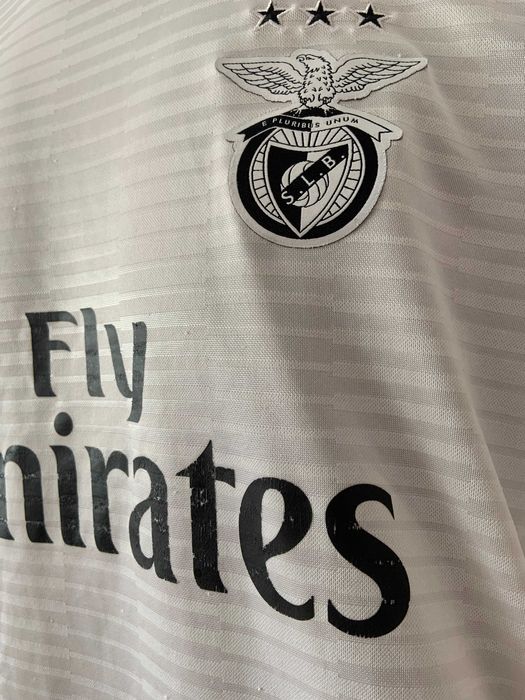 #10 Jonas SL Benfica 2018/2019 Away Football Jersey Adidas Size M