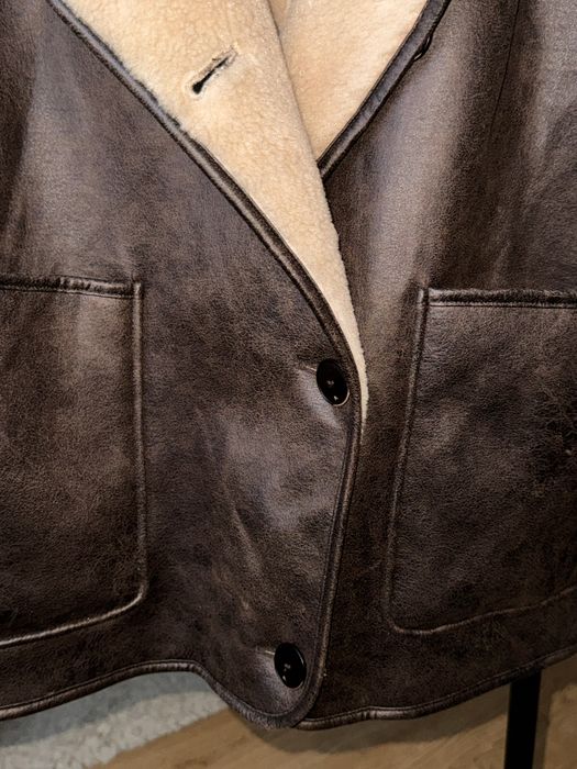 Коричнева трендова дублянка, нова